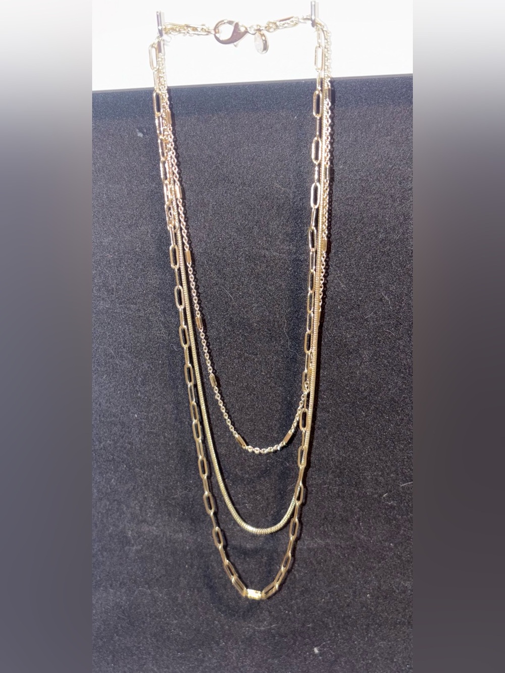 Elizabeth and James Layered Gold-Tone Chain Necklace